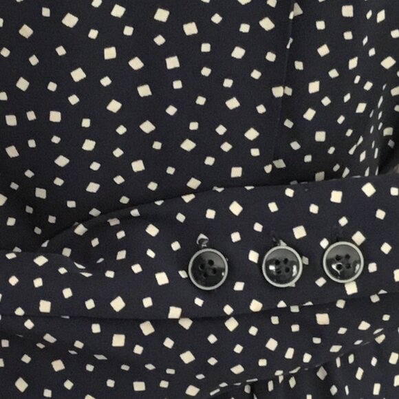 Liz Claiborne Navy and White Dress - Picture 6 of 8